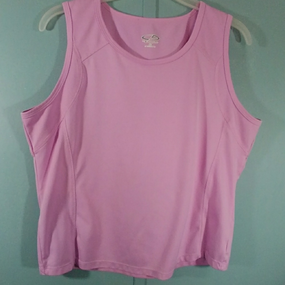 Champion Lg Pink Athletic Work Out Tank Top